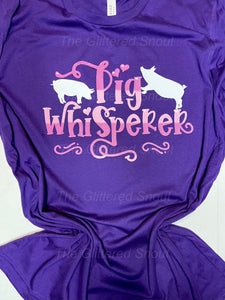 Pig Whisperer- purple
