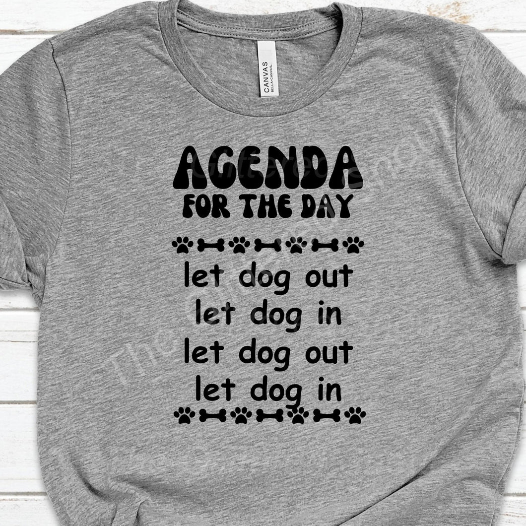 Agenda for the day…. Dogs